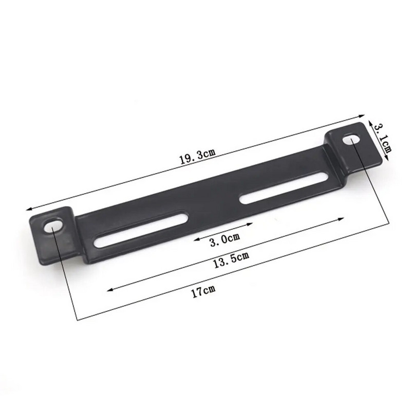 Motocikla priekšējais aizmugurējais licences kronšteins aizmugurējā turētāja rāmis numura zīmes atbalstam motocikla piederumiem