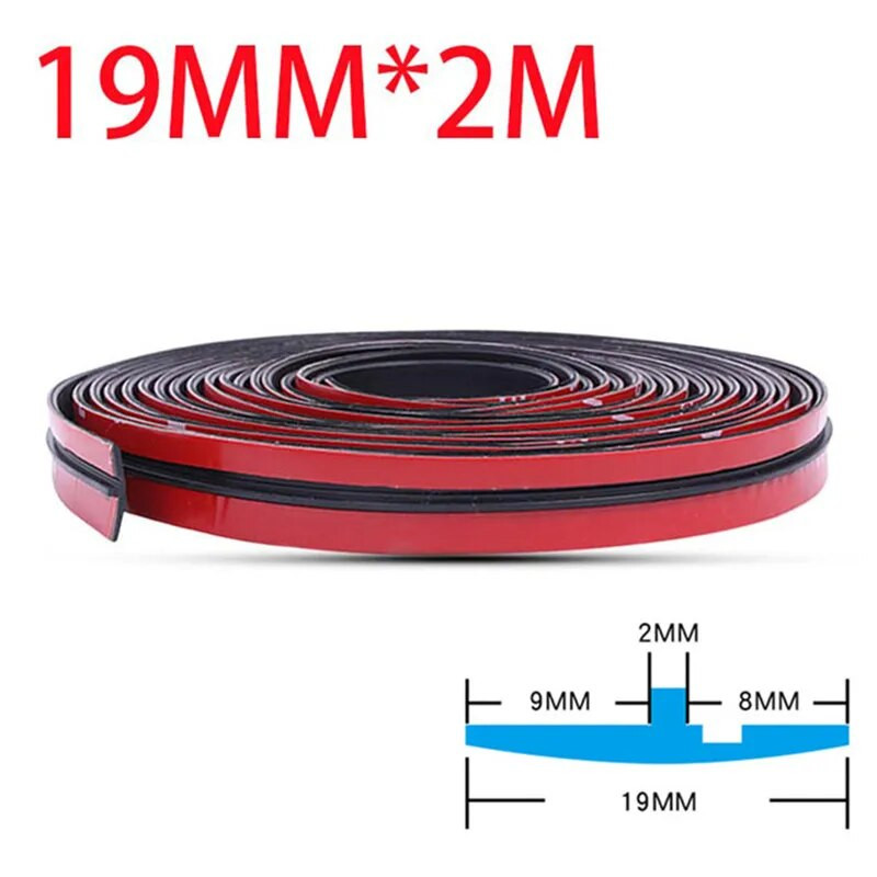 Autó gumiszalag éltömítés Auto tető szélvédő tömítőanyag védőüveg T-alakú tömítőcsík első szélvédő vízálló