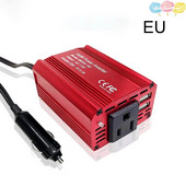 Puhas siinuslaine muundur DC 12V kuni AC 110/220V 300W kaasaskantav auto toiteinverter laadija muundur adapter universaalne EU pistikupesa