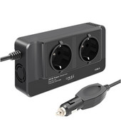 Μετατροπέας ισχύος DC12V σε υποδοχή AC220V Μετατροπέας αυτοκινήτου USB Θύρα φόρτισης τηλεφώνου Φορτιστές μετατροπέα Τροποποιημένος αντάπτορας 200W