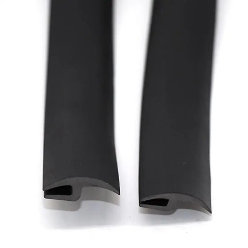 Autó tömítőcsík a szélvédőhöz Zajcsökkentés az első szélvédő időjárási csupaszító gumi rugalmas H típusú sima felületű autó