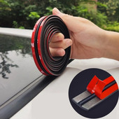 Automašīnu gumijas blīves malu blīvēšanas sloksnes auto jumta vējstikls automašīnu gumijas blīvējuma aizsargs, blīvējuma sloksnes logu blīves automašīnām