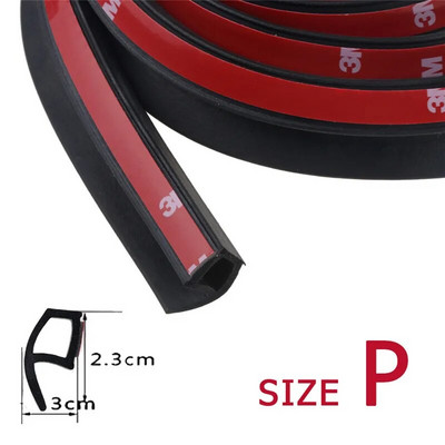 PZD kujuga tüüp 2 meetrit auto ukse tihend riba EPDM kummist müra isolatsioon tihendusriba ukse isolatsioonilint