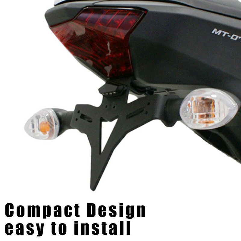 Motocikla numura zīmes kronšteins MT-07 MT 07 MT07 2013-2021 2014 2018 Fender Eliminator reģistrācija