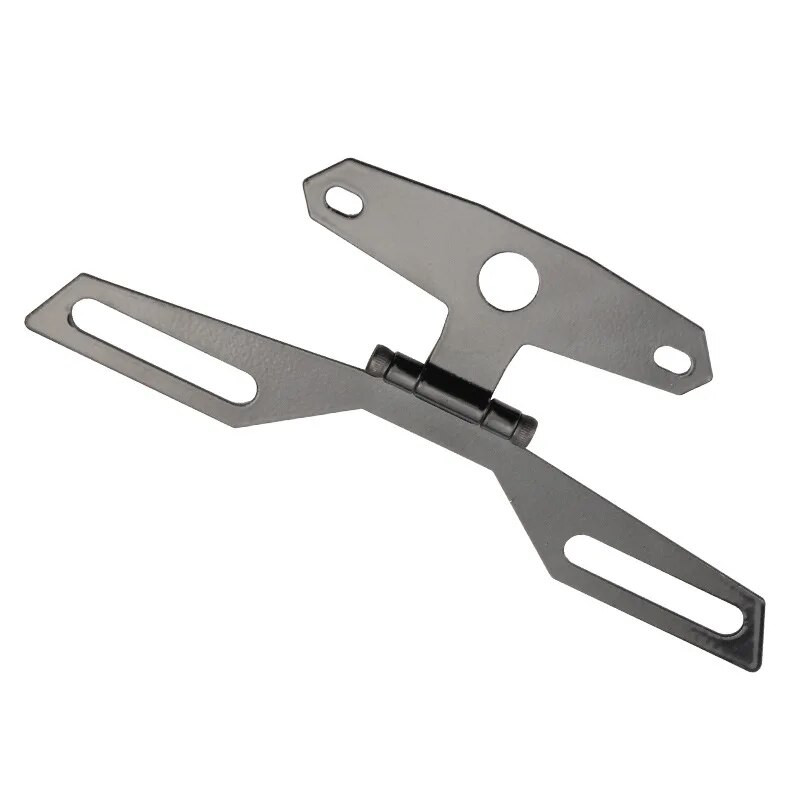 Motocikla kvadracikla regulējams salokāms numura zīmes kronšteins Astes spārns numura zīmes kronšteins Mount Tīra aste