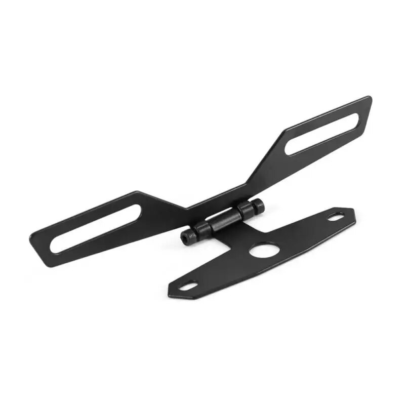 Motorkerékpár rendszámtábla keret hátsó lámpa összecsukható konzol Állítható tartó motoros ATV Dirt Bike robogó tartozékokhoz 1db