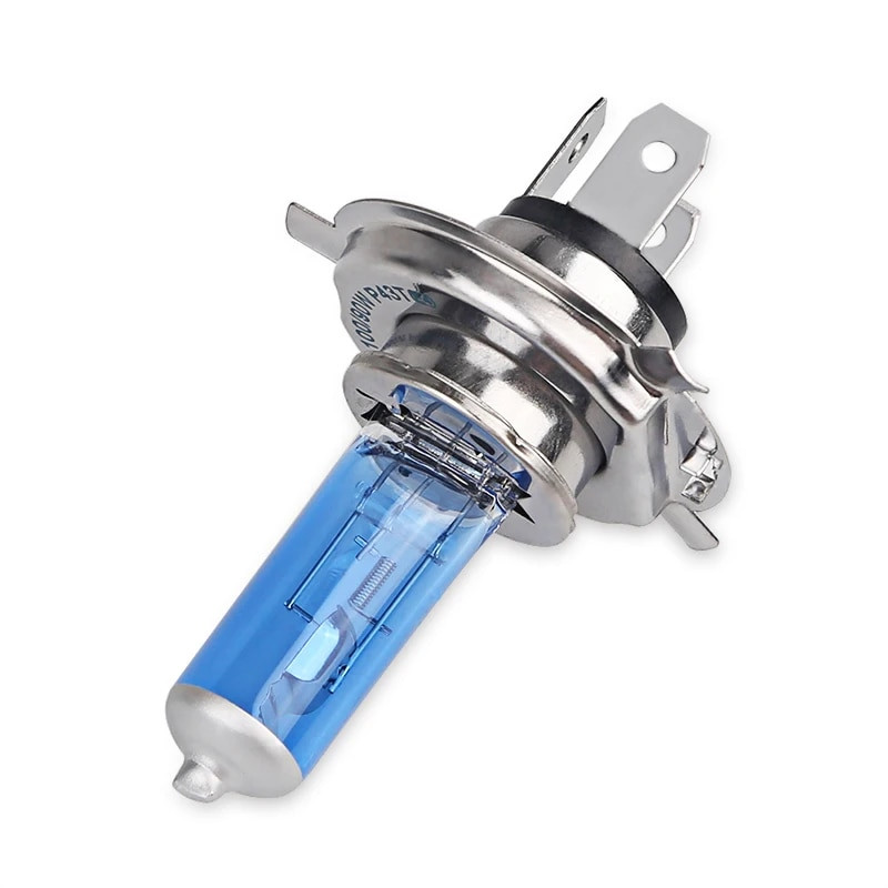 2vnt halogeninė lemputė automobilio priekinių žibintų lemputė H4 halogeninė balta lemputė H4 12v 60 55w 6000k universalios automobilių lemputės automobilių priekinių žibintų lemputės