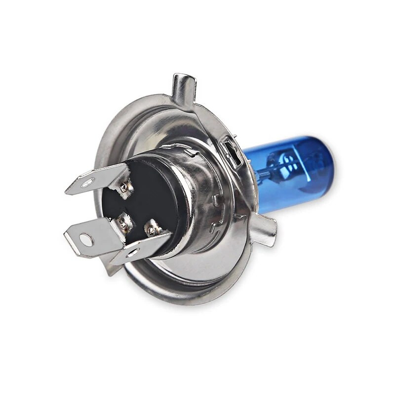 2vnt halogeninė lemputė automobilio priekinių žibintų lemputė H4 halogeninė balta lemputė H4 12v 60 55w 6000k universalios automobilių lemputės automobilių priekinių žibintų lemputės