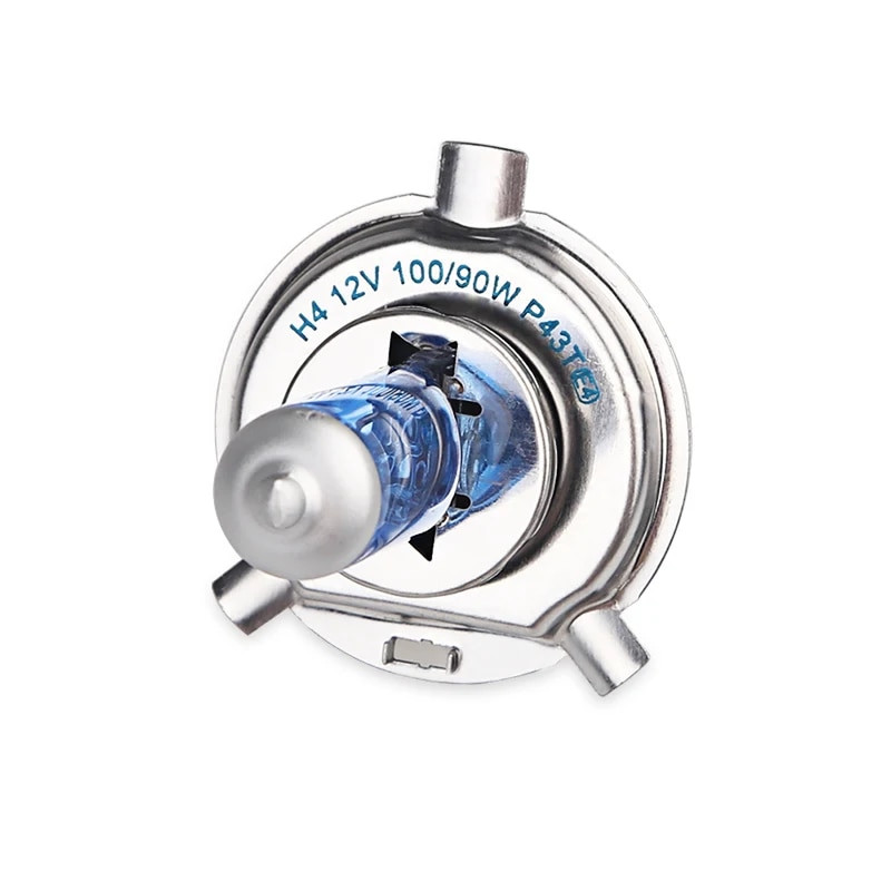 2vnt halogeninė lemputė automobilio priekinių žibintų lemputė H4 halogeninė balta lemputė H4 12v 60 55w 6000k universalios automobilių lemputės automobilių priekinių žibintų lemputės