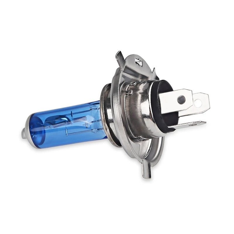 2vnt halogeninė lemputė automobilio priekinių žibintų lemputė H4 halogeninė balta lemputė H4 12v 60 55w 6000k universalios automobilių lemputės automobilių priekinių žibintų lemputės