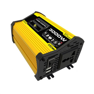 Automobilio keitiklio keitiklis bangų keitiklis DC12V į AC110/220V keitiklis Universalus automobilio maitinimo keitiklis, elektronikos priedai