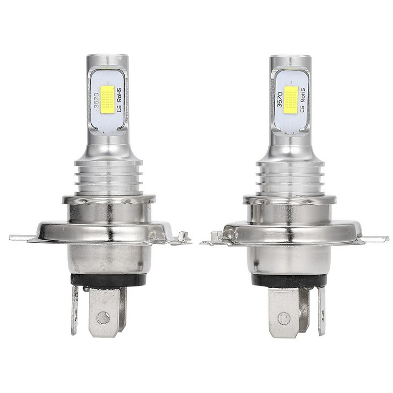 2 vnt CSP 100W H4 H7 itin ryškus LED automobilis dienos metu važiuojantis vairuojantis rūko žibintas 6000K automatinis vairavimo priekinių žibintų tolimųjų šviesų lemputės