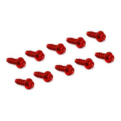 10 tk mustuserataste isekeermestavate plastosade kruvipoltide komplekt KTM EXC EXCF XC XCF SX SXF jaoks 125 250 300 350 400 450 500 1997-2023