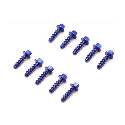 10 tk mustuserataste isekeermestavate plastosade kruvipoltide komplekt KTM EXC EXCF XC XCF SX SXF jaoks 125 250 300 350 400 450 500 1997-2023