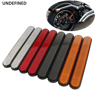 Autocolant reflector furcă față pentru motocicletă, picioare inferioare, glisor, capac de blocare a geanților de șa, avertisment de siguranță pentru Harley Sportster XL universal