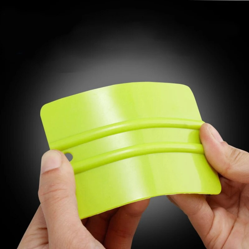 Vinila iesaiņojuma automašīnas plēve uzstādīšanas rakeļa oglekļa šķiedras ietīšanas rīks Automātiskā folijas logu tonēšanas skrāpis Mājsaimniecības automašīnu vilnas filca rakelis