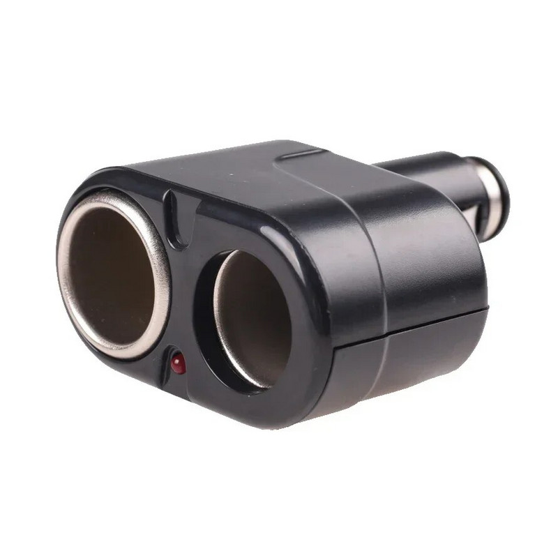 12V Dubultais cigarešu šķiltavas Automašīnas šķiltavas lādētāja ligzda Splitter Automašīnas cigāru šķiltavas ligzda Divkāršs Dual Adapter Splitter