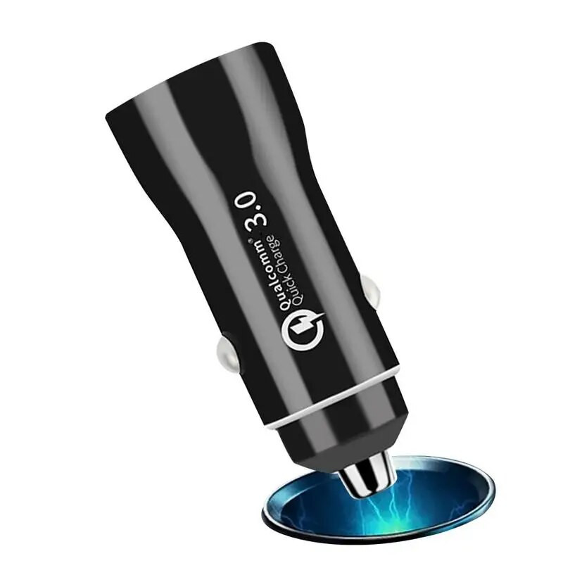 Dual Port USB C utikač Auto punjač USB Type C PD 20W USB QC 3.0 Fast Power Charging HUB Adapter za upaljač za automobile 5V 12V 9V