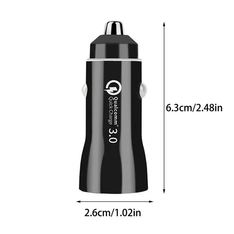 Dual Port USB C utikač Auto punjač USB Type C PD 20W USB QC 3.0 Fast Power Charging HUB Adapter za upaljač za automobile 5V 12V 9V