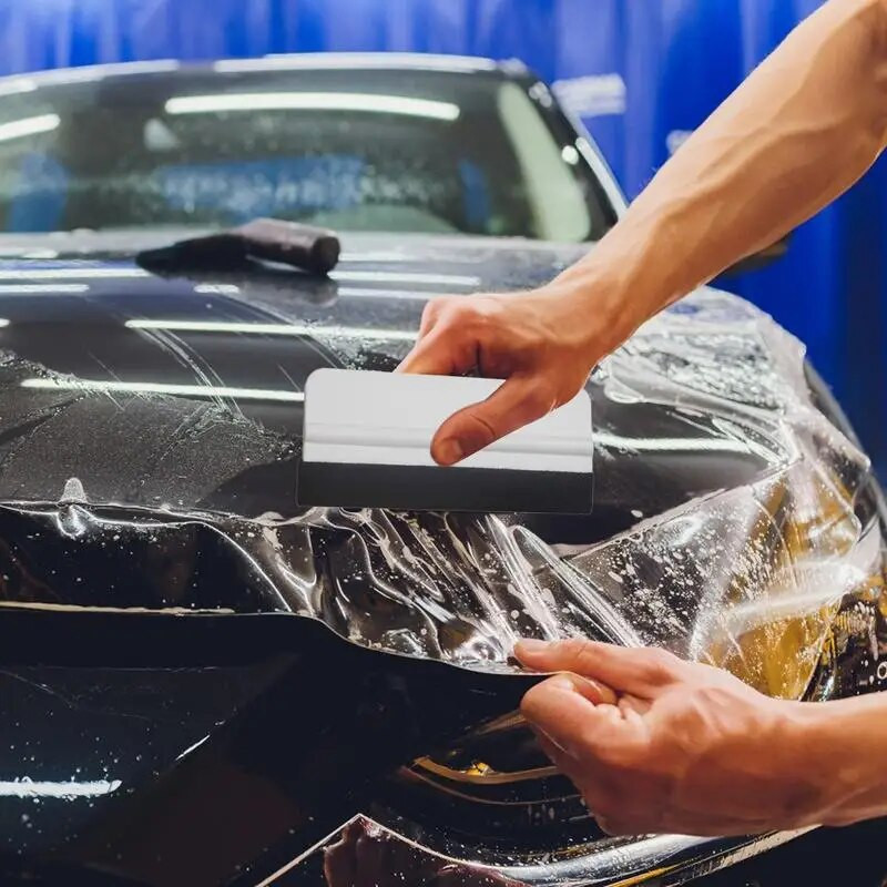 Matrica gumibetét eszköz Ablakszínező eszköz Ablaktörlő kaparó Autótisztító Vinyl Wrap Filc gumibetét színező Ablakok Felhordó Autómatricához