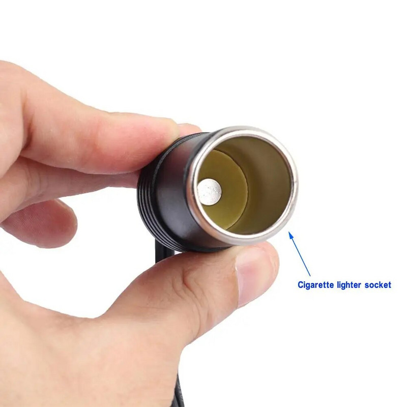 12/24V līdzstrāva 5,5x2,1 mm uz automašīnas cigarešu piesmēķētāju kontaktdakšas kabeli Sieviešu ligzda Barošanas avota lādētāja adapteris Vads Automašīnas piederumi