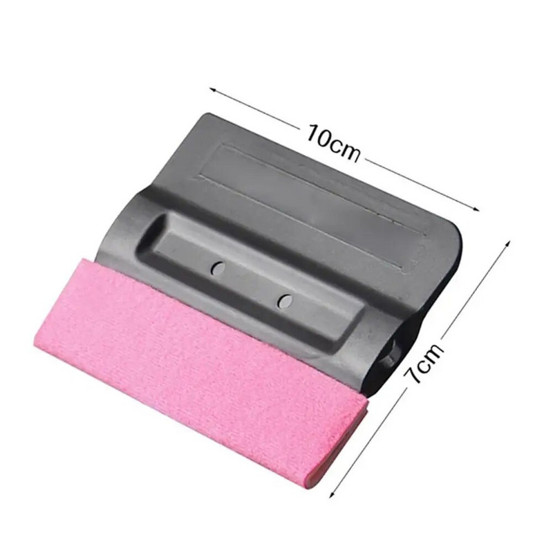 1 gab. Oglekļa šķiedras plēves magnētiskā rakeļa vinila automašīnas aptinuma logu tonētā magnēta skrāpis ar zamšādas filca auto ietīšanas rīku bez skrāpējumiem