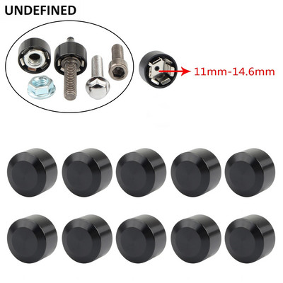 Melns Motocikla Galvas Skrūvju Vāciņš CNC Schrauben Topper Caps Cover Harley Sportster Touring Dyna Big Twin Cam Softail