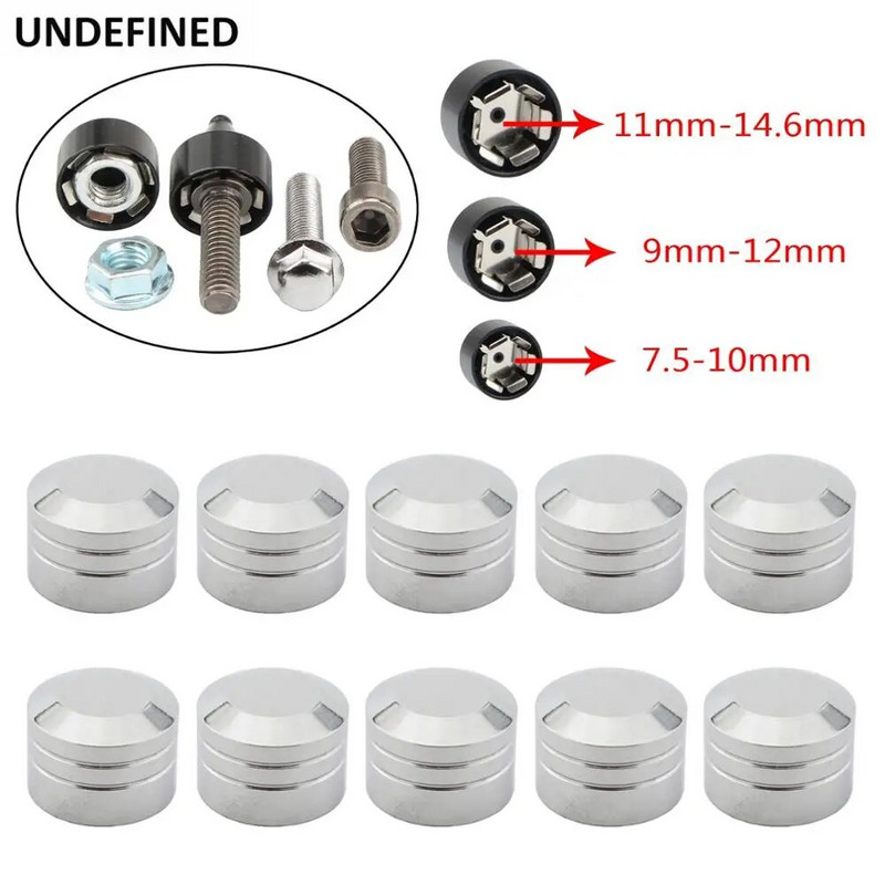 Melns Motocikla Galvas Skrūvju Vāciņš CNC Schrauben Topper Caps Cover Harley Sportster Touring Dyna Big Twin Cam Softail