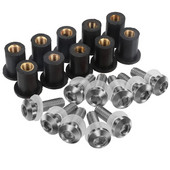 10PCS M5 Κιτ μπουλονιών παρμπρίζ μοτοσικλέτας Βίδες παρμπρίζ ΓΙΑ Honda CBR 125R 250R 300R 500R 600 900 954 1000 RR CBR650R XADV