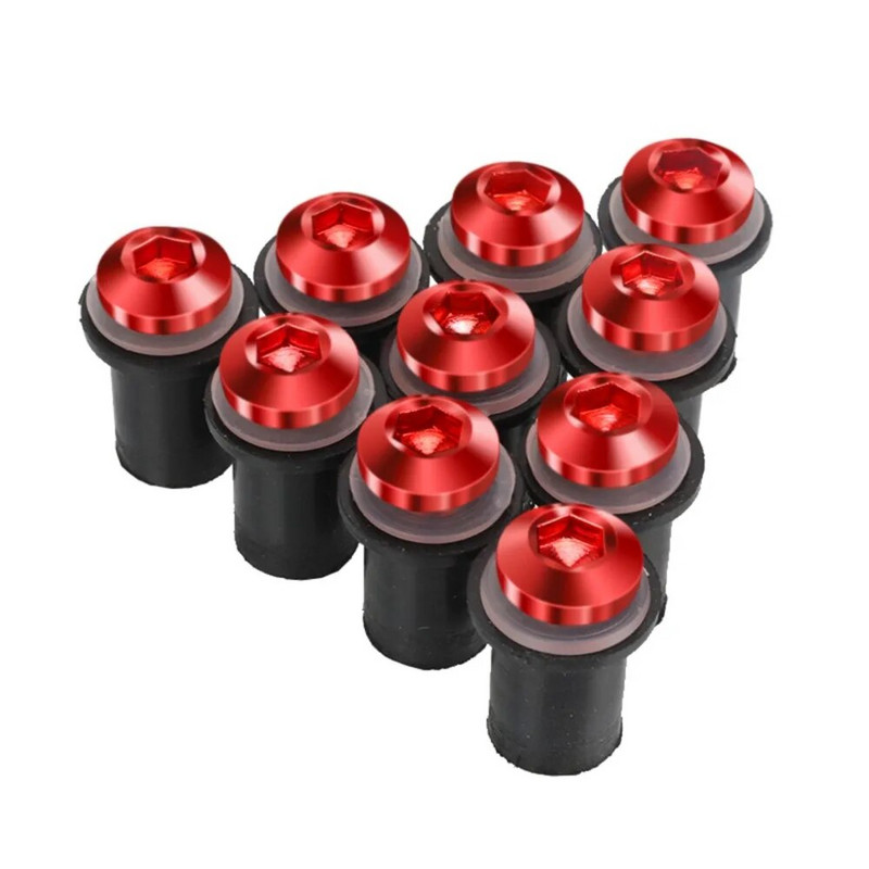 10PCS M5 Κιτ μπουλονιών παρμπρίζ μοτοσικλέτας Βίδες παρμπρίζ ΓΙΑ Honda CBR 125R 250R 300R 500R 600 900 954 1000 RR CBR650R XADV