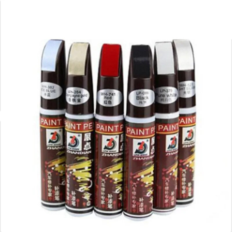 SZYDGM automobilių dažų netoksiškas nuolatinis vandeniui atsparus remonto rašiklis vandeniui atsparus skaidrus automobilio įbrėžimų valiklis įvairių spalvų teptukas