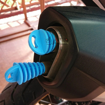 Σωλήνα εξάτμισης μοτοσυκλέτας Motocross Εξάτμιση PVC Βύσμα εξαέρωσης σιγαστήρα Βύσμα εξάτμισης Σιγαστήρα Πλύση βύσματος σωλήνα προστασίας