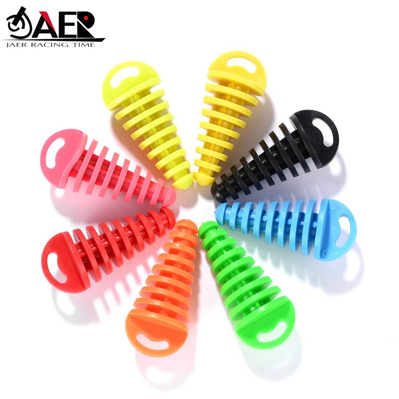 Motocikla izplūdes caurule motokrosa izplūdes caurule PVC gaisa atgaisošanas spraudnis izplūdes trokšņa slāpētājs trokšņa slāpētājs mazgāšanas spraudnis caurules aizsargs