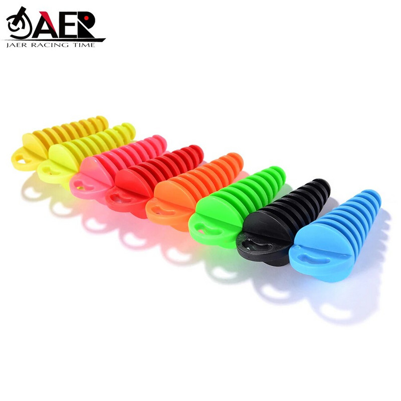 Motocikla izplūdes caurule motokrosa izplūdes caurule PVC gaisa atgaisošanas spraudnis izplūdes trokšņa slāpētājs trokšņa slāpētājs mazgāšanas spraudnis caurules aizsargs