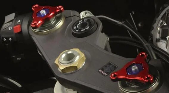 Paredzēts YAMAHA MT09 Tracer 900 YZFR1 YZFR6 YZF R1 R6 FZ1 FAZER motociklam 14mm CNC alumīnija piekares dakšu priekšslodzes regulētāji