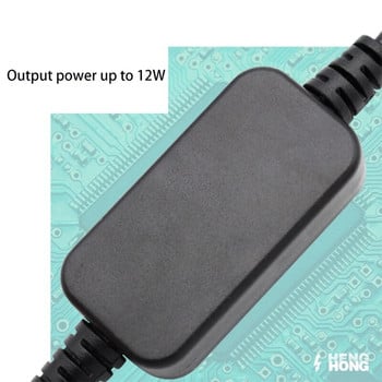 1 Pc 120/35cm Universal Θηλυκός μετατροπέας καλωδίου υποδοχή αναπτήρα αυτοκινήτου για GPS E-Dog Dash Καλώδιο μετατροπής USB σε Dc 5V σε 12V