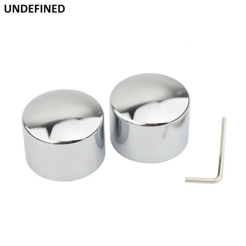 Motocikla priekšējās ass uzgriežņu vāka vāciņi, alumīnija skrūve, kas paredzēta Harley Touring Electra Glide Dyna Street Bob Fat Bob Sportster XL Softail