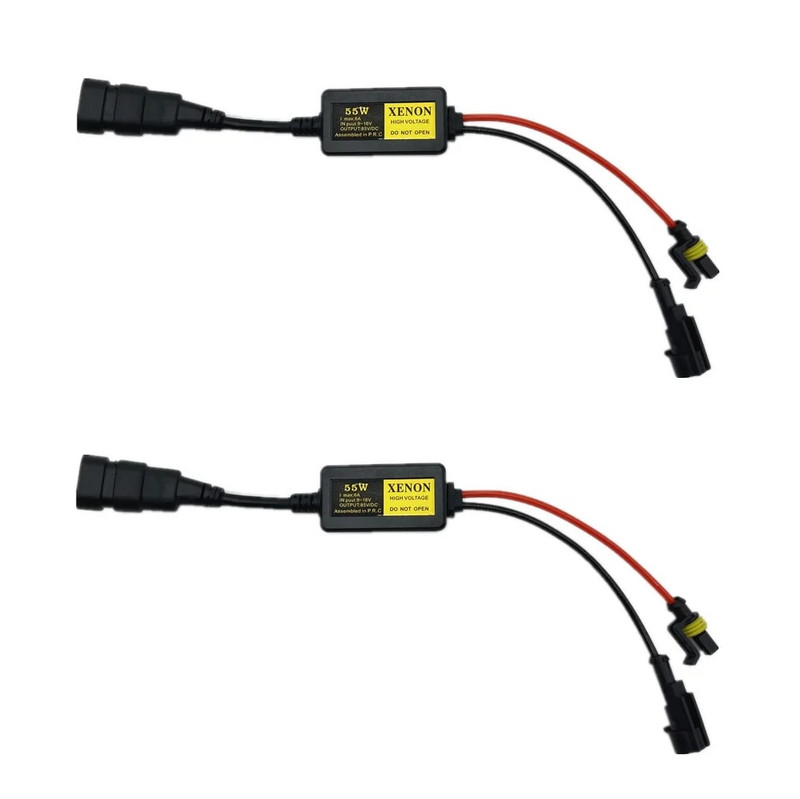 Mini HID balasts 35W 55W elektroniskās aizdedzes bloka pārveidošanas komplekts priekš H1 H3 H4 H7 H11 9005 9006 automašīnas ksenona priekšējais lukturis 12V DC