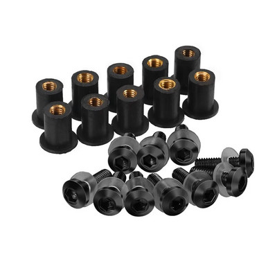 5mm 10GAB Motocikla Vējstikla Vējstikla Skrūves Skrūves Uzgrieznis priekš Suzuki GSXR GSX-R 600 750 1000 K1 K2 K3 K4 K5 K6 K7 K8 K9 K11