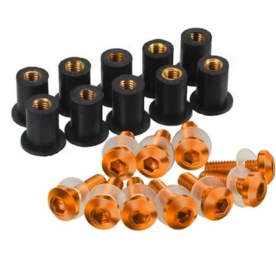 5mm 10GAB Motocikla Vējstikla Vējstikla Skrūves Skrūves Uzgrieznis priekš Suzuki GSXR GSX-R 600 750 1000 K1 K2 K3 K4 K5 K6 K7 K8 K9 K11