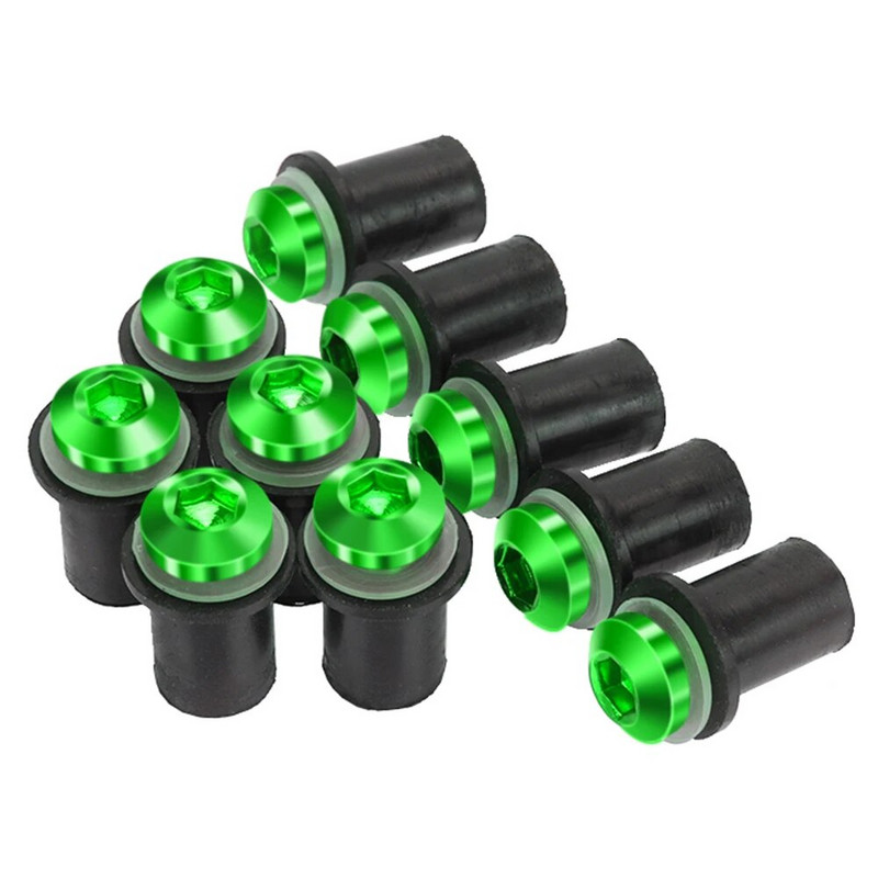 5mm 10 τμχ μοτοσικλέτας μπουλόνια παρμπρίζ Βίδες παξιμάδι για Suzuki GSXR GSX-R 600 750 1000 K1 K2 K3 K4 K5 K6 K7 K8 K9 K11