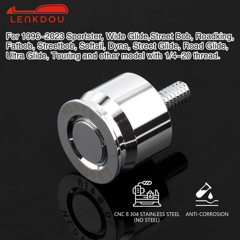 Βίδα βίδας πίσω καθίσματος φτερό μοτοσικλέτας για Harley Sportster 96-2023 Wide Glide Street Bob Roadking Fatbob Streetbob Softail Dyna