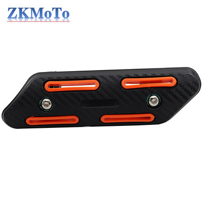 Motocikla izplūdes gāzu siltuma vairoga aizsargs ABS apvidus transportlīdzekļu motociklu izplūdes caurules aizsargapvalks siltuma vairogs dekoratīvs