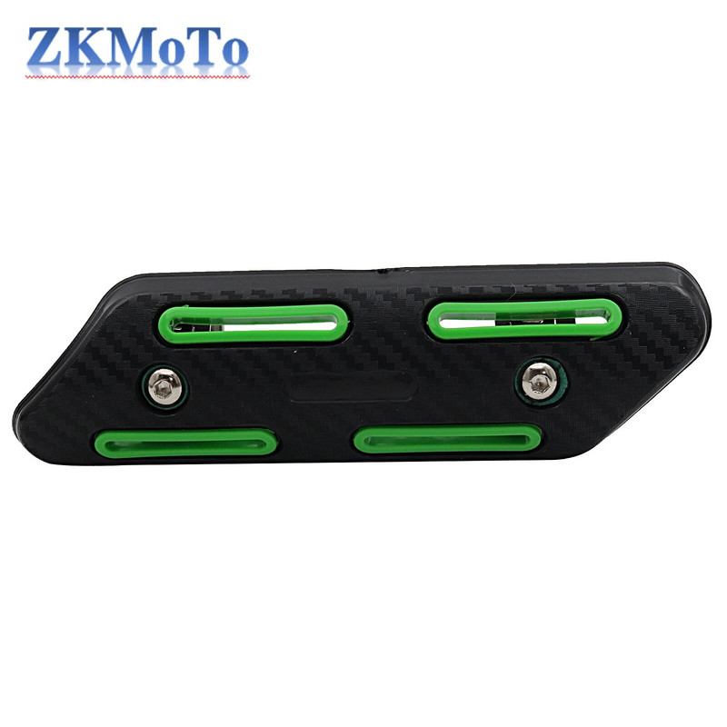 Motocikla izplūdes gāzu siltuma vairoga aizsargs ABS apvidus transportlīdzekļu motociklu izplūdes caurules aizsargapvalks siltuma vairogs dekoratīvs