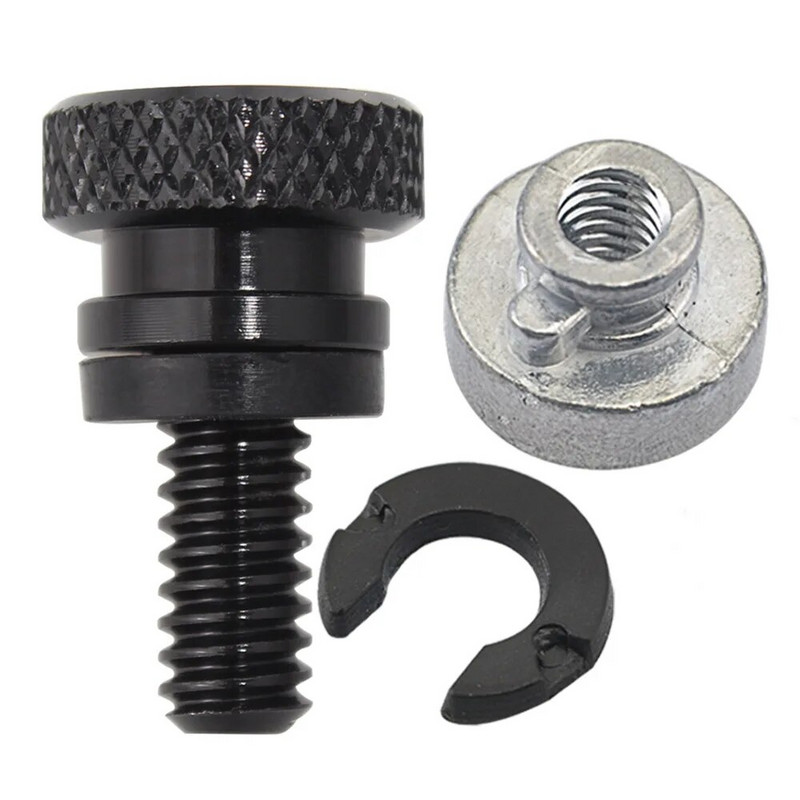 1/4" aizmugurējā spārna pasažiera sēdekļa bultskrūves skrūvju uzgrieznis Harley Sportster XL 883 1200 Dyna Touring Glide Softail CVO piederumiem