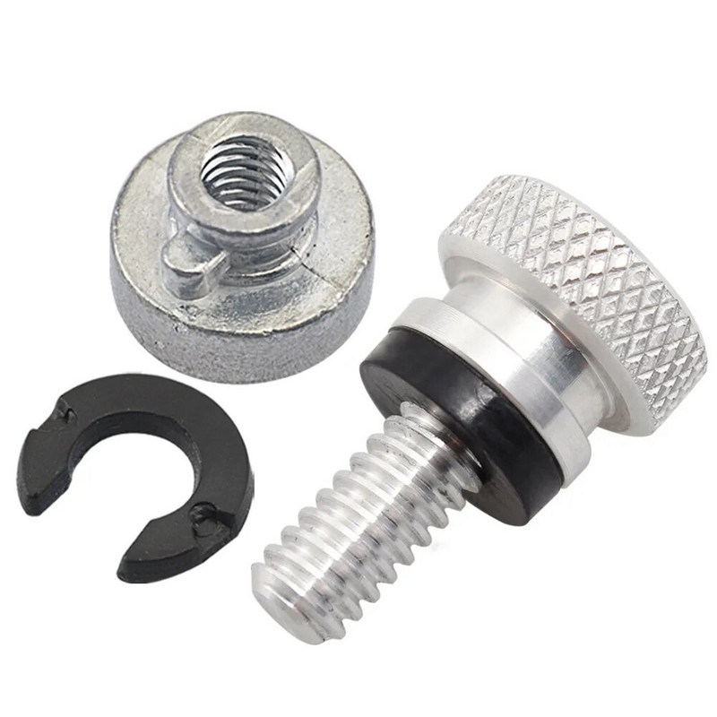 1/4" aizmugurējā spārna pasažiera sēdekļa bultskrūves skrūvju uzgrieznis Harley Sportster XL 883 1200 Dyna Touring Glide Softail CVO piederumiem