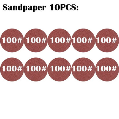5-инчови лепилни шлифовъчни дискове с кука и примка 60#-5000# шкурка Флокирана лепилна шкурка за произволна орбитална шлифовъчна машина