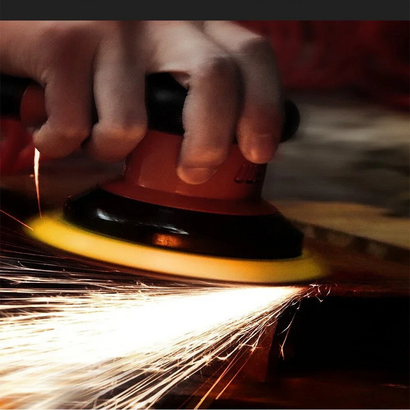 5-инчови лепилни шлифовъчни дискове с кука и примка 60#-5000# шкурка Флокирана лепилна шкурка за произволна орбитална шлифовъчна машина