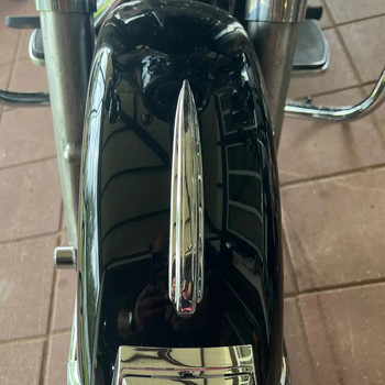 Облицовка на предния калник на мотоциклет ABS пластмаса хром за Harley Touring Street Glide Road Glide 1984-2019 Softail FLDE FLHC FLHCS