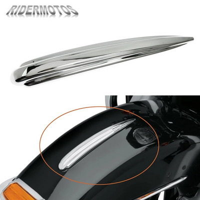 Motocikla priekšējā spārna apdare ABS plastmasas hroms Harley Touring Street Glide Road Glide 1984-2019 Softail FLDE FLHC FLHCS